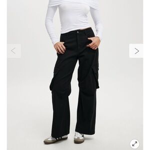 Cotton On Women's Black Cargo Pants